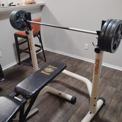 Weight Bench Set/ With Weights