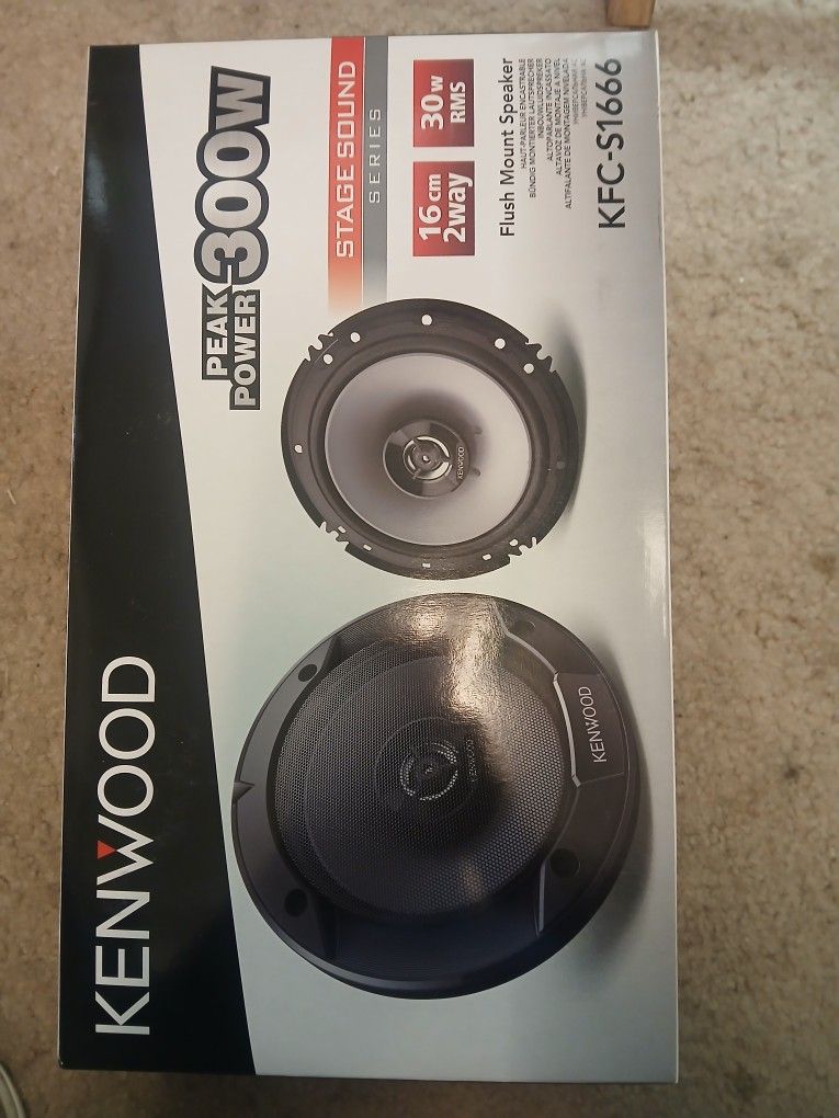 Kenwood 6 1/2" Door Speakers New In The Box