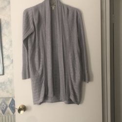 LL Bean, L, Long Open Sweater $9.99
