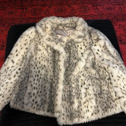 Snow Leopard Fur Coat 