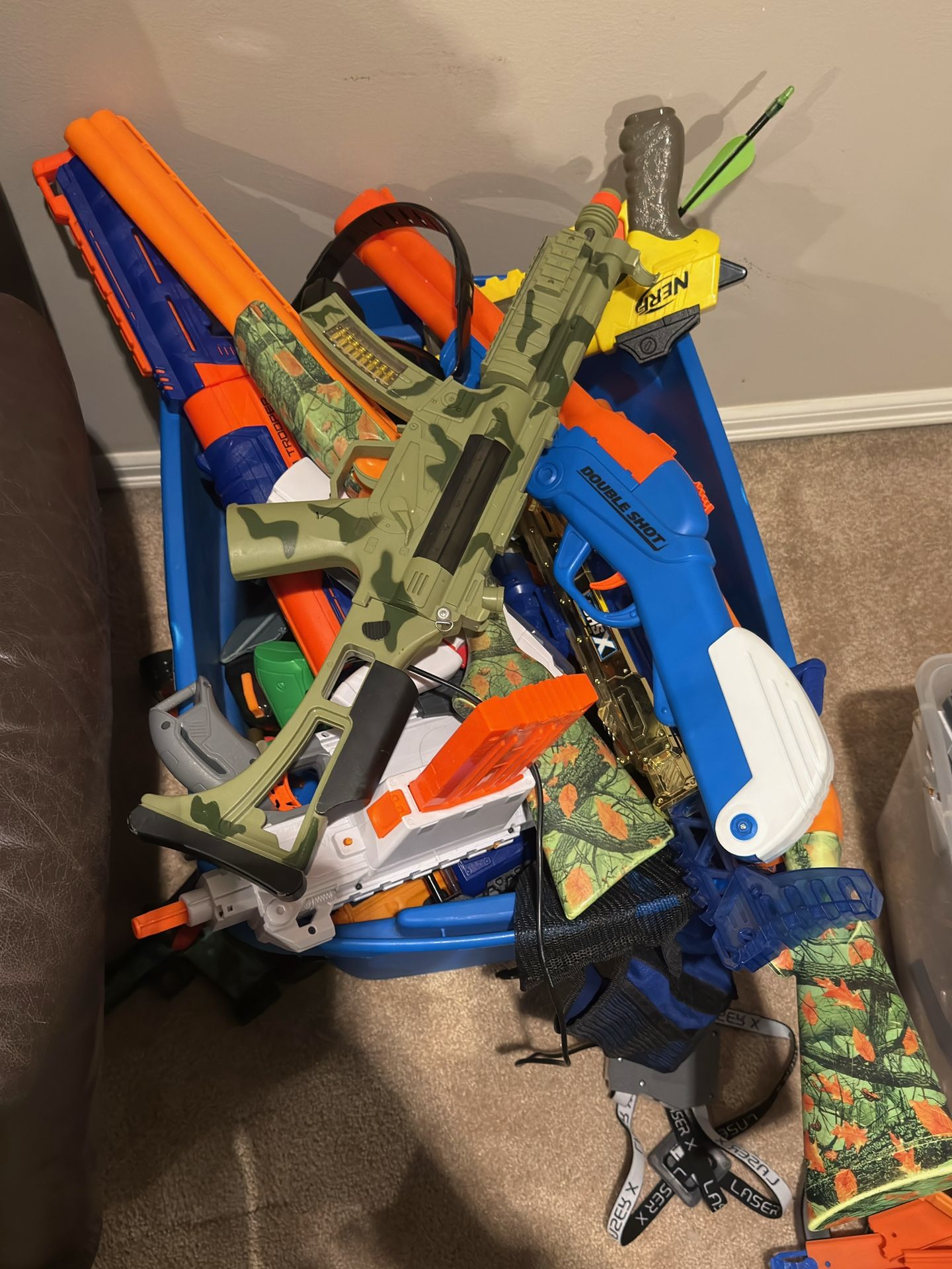 Full Box Of Toy Guns