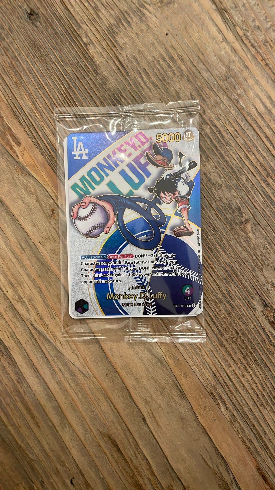 One Piece Dodgers Trading Card