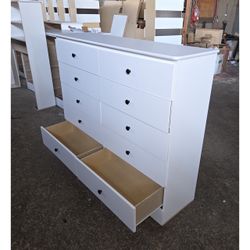 10 drawers dresser with rails / Ten drawers dresser with rails