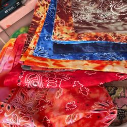 Tie-dye handkerchief