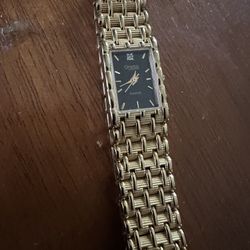 Bulova Caravelle Black/Yellow gold toned steel