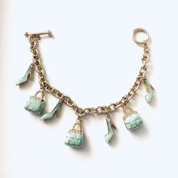 Handbag shoes charm bracelet- NEW