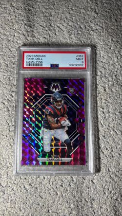 2023 Mosaic Tank Dell Pink Camo Rookie PSA 9