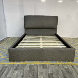 ( Delivery Available ) Four Hands Queen Sized Gray Bed Frame