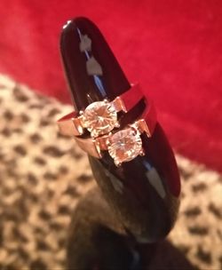 Rose Gold Solitaire Engagement/Wedding Ring