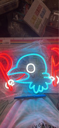 LED Neon Wall Sign Bird Light