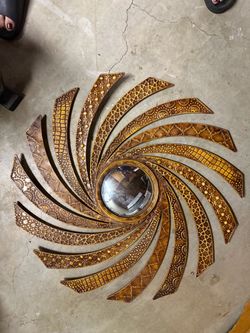 Decorative Spiral Convex Wall Mirror