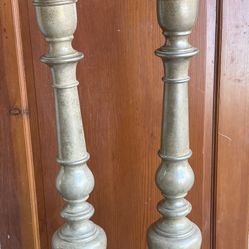 2 Tall Floor Candle Holders - 42”