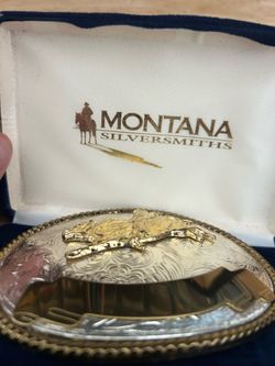 Montana silversmiths brand new belt buckle!