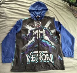 Marvel Venom Zip-Up Wind Breaker Adult
