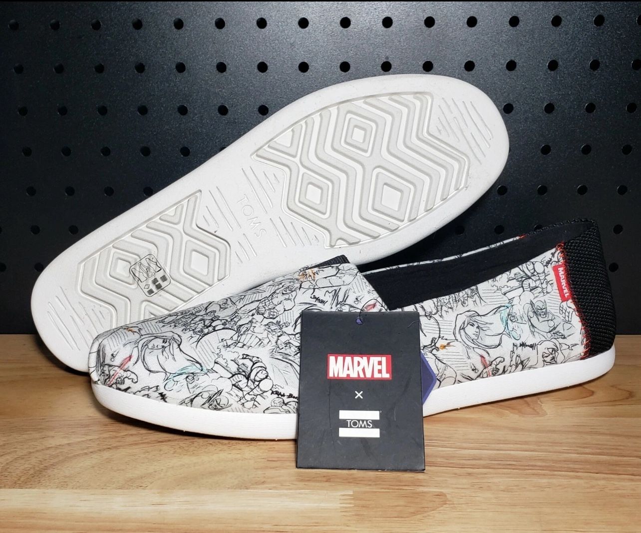 Marvel TOMS Concept Art Shoes