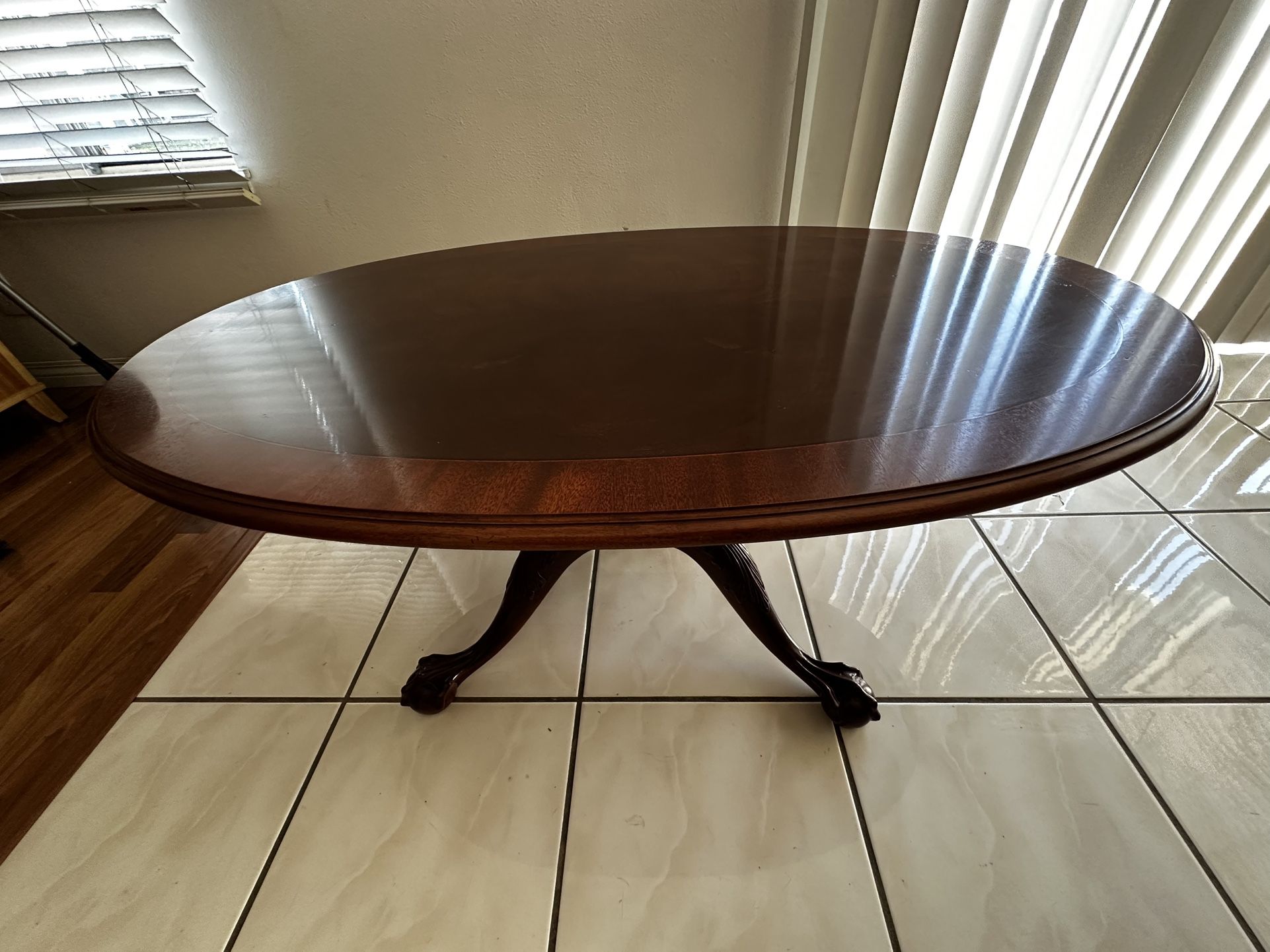 Ethan Allen Oval Table