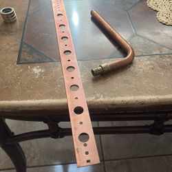 Copper Pipes And Straps