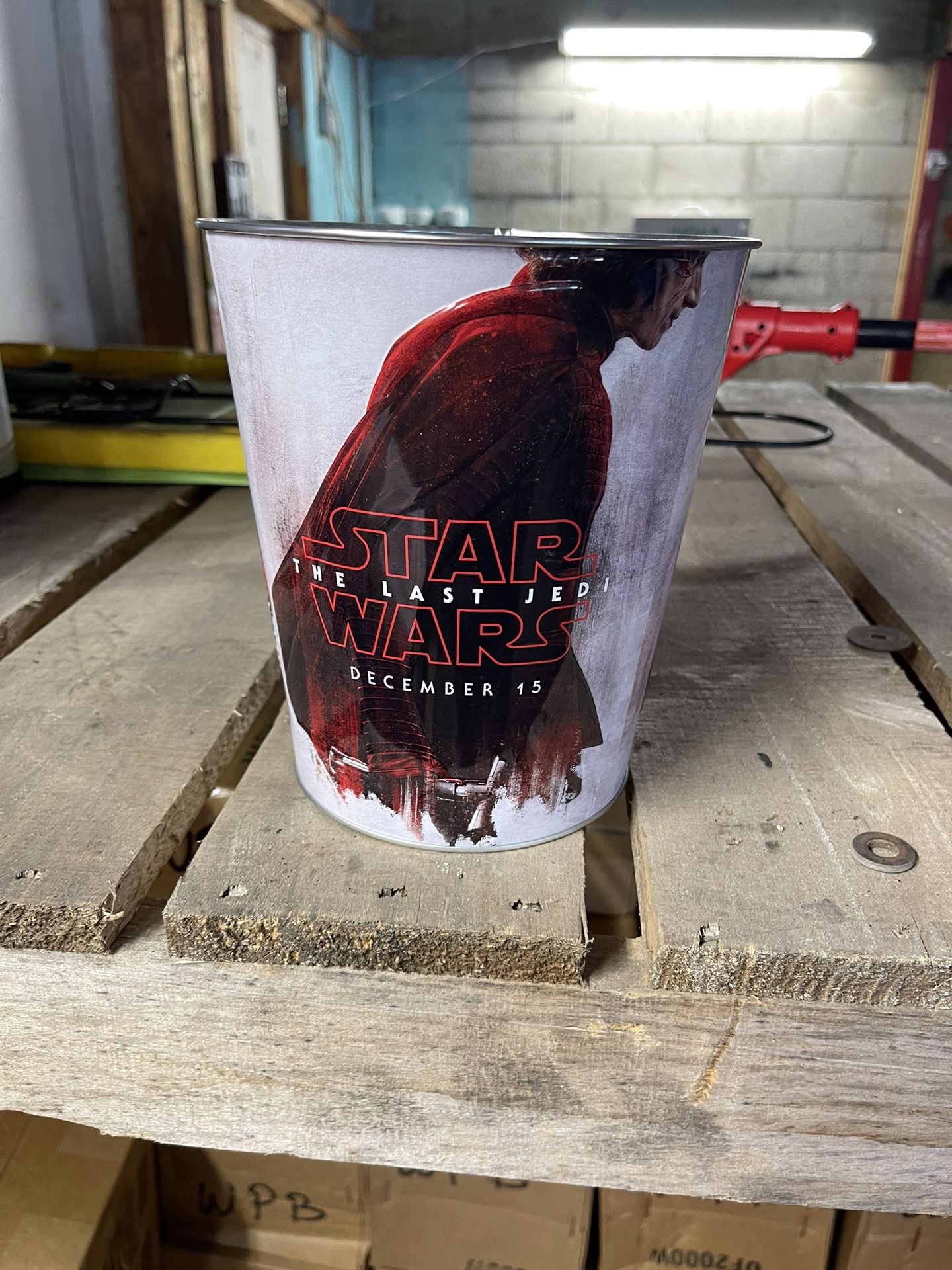 Star Wars The Last Jedi Popcorn Bucket