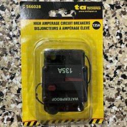 135 Amp Circuit Breaker (waterproof) -NEW