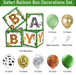 Safari Baby Shower Decor