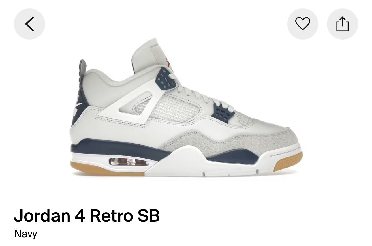 Jordan 4 Retro SB Navy