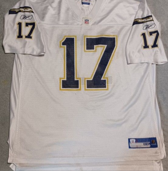 Men's Size 2XLARGE Phillip Rivers Reebok Jersey Damaged