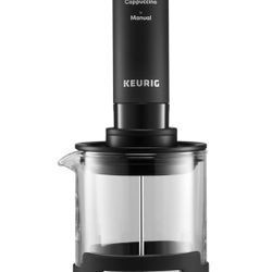 Keurig SimpleCafe Frother, Rechargeable Handheld Milk Frother for Lattes, Cappuccinos & Iced Coffee, USB Cord Included, Microwave-Safe Frothing Cup, H