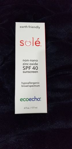 Earth friendly sole sunscreen
