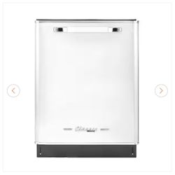 Classic Retro 24 in. Top Control Dishwasher with Stainless Steel Tub and 3rd Rack in Marshmallow White