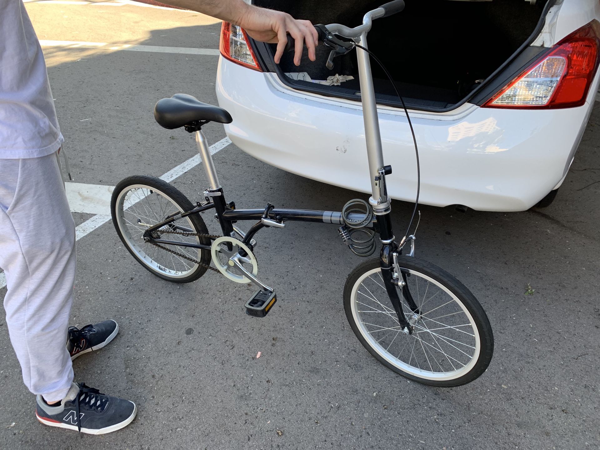 Boardwalk folding bike