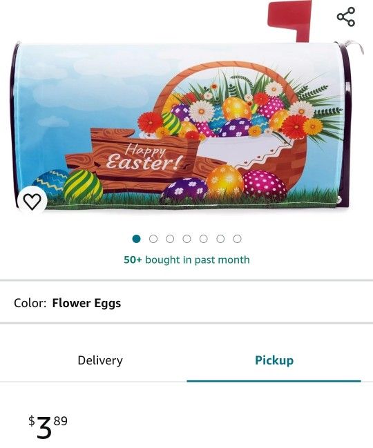 Easter-Eggs Mail-Box-Cover Happy Easter Decoration Mailbox-Cover Standard Size Easter MailWraps Flowers Letter Post Box Cover Garden Yard Home Decor f