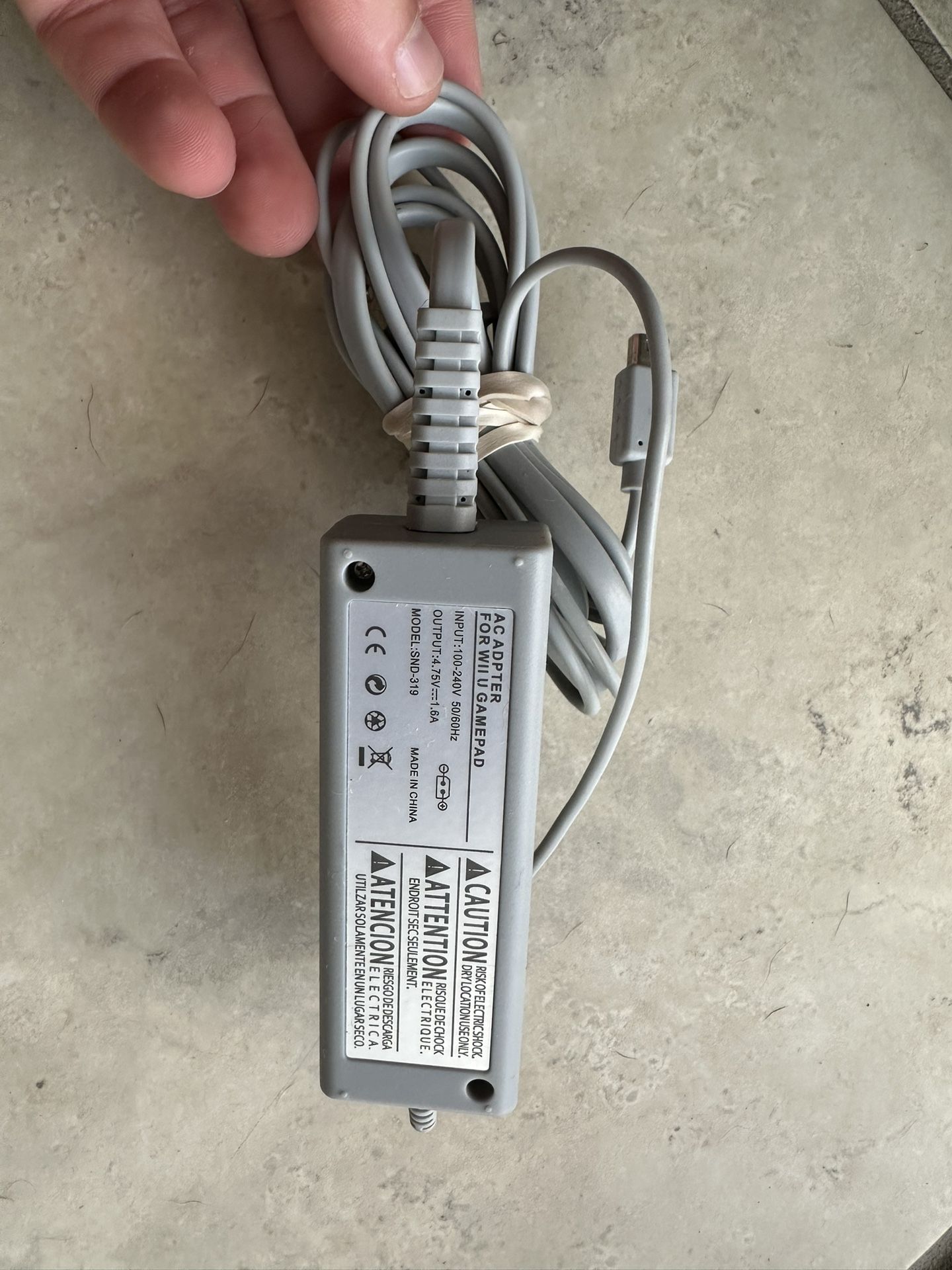 Nintendo Wii U Gamepad power supply