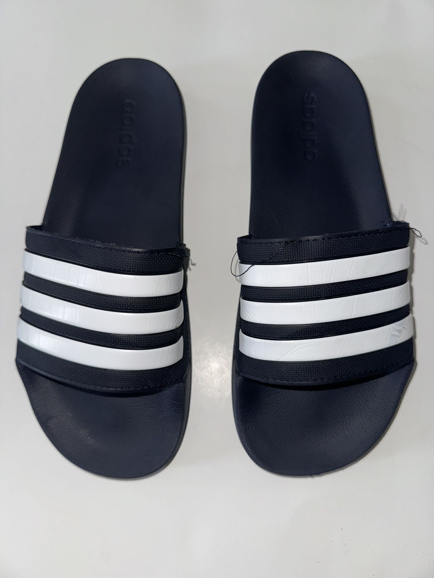 Adidas Men's Adilette Shower Slides Navy/White Size10