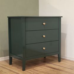 Green Wood Vertical Dresser