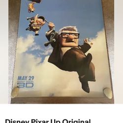 Disney Pixar Up Original Double-Sided Movie Poster 27X40