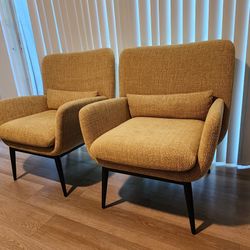 Pair of Cammy Armchairs by Castlery – Stylish & Comfortable