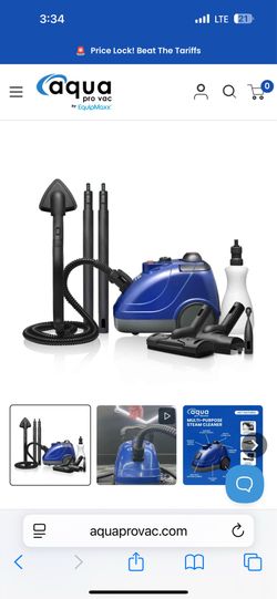 Aqua pro vac Steamer