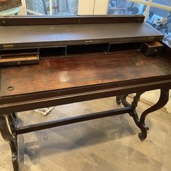 Antique Mahogany Spinet Desk 