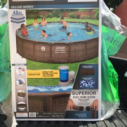 18ft X 48in Coleman Pool