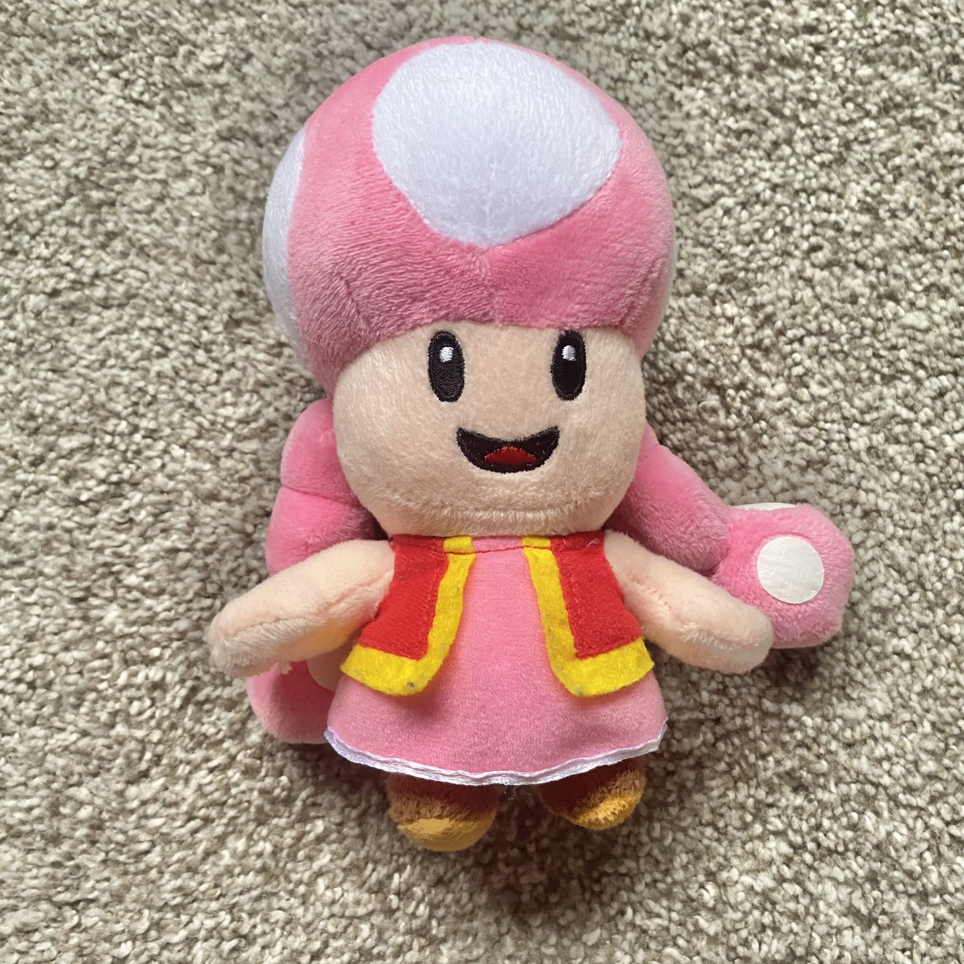 San-ei Super Mario Plush Doll Toadette Figure Nintendo