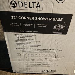 32 I nch Corner Shower Base 