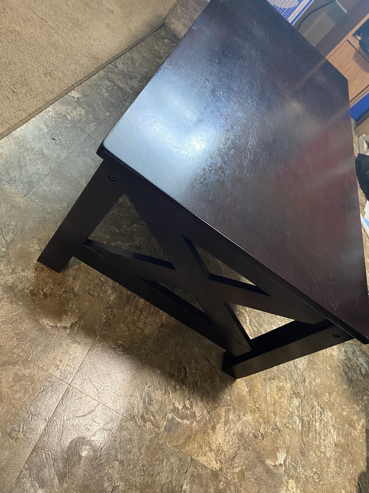 Coffee Wood Dark Brown Table