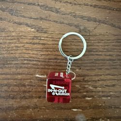 In N Out Burger Keychain Dice