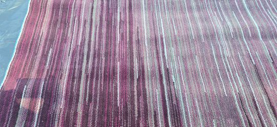 ​12' x 22' Brand New Commercial / Area Carpet Roll – Deep Plum & Grey Patterned
