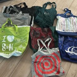Various Reusable Shopping Totes