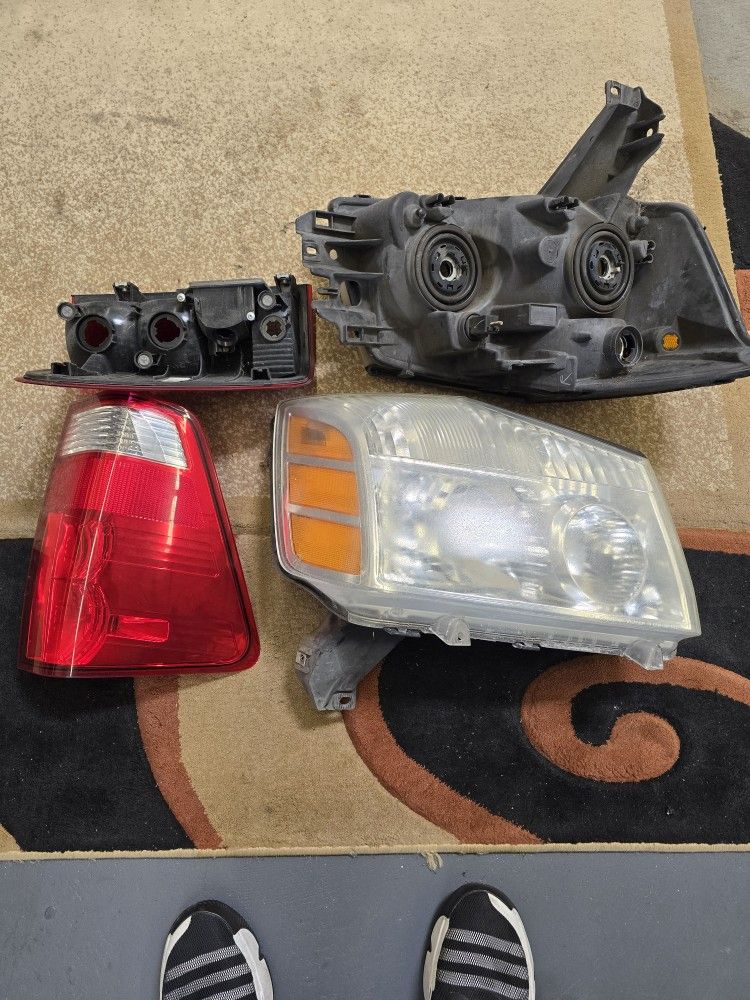 2005 Nissan Titan OEM Head Lights, Tail Lights And Cargo Lights
