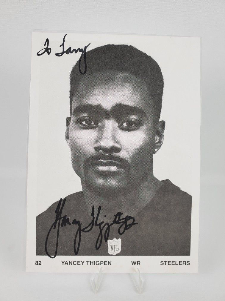 Yancey Thigpen Signed Photo Framed