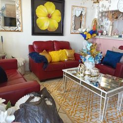 Leather Sofa 
