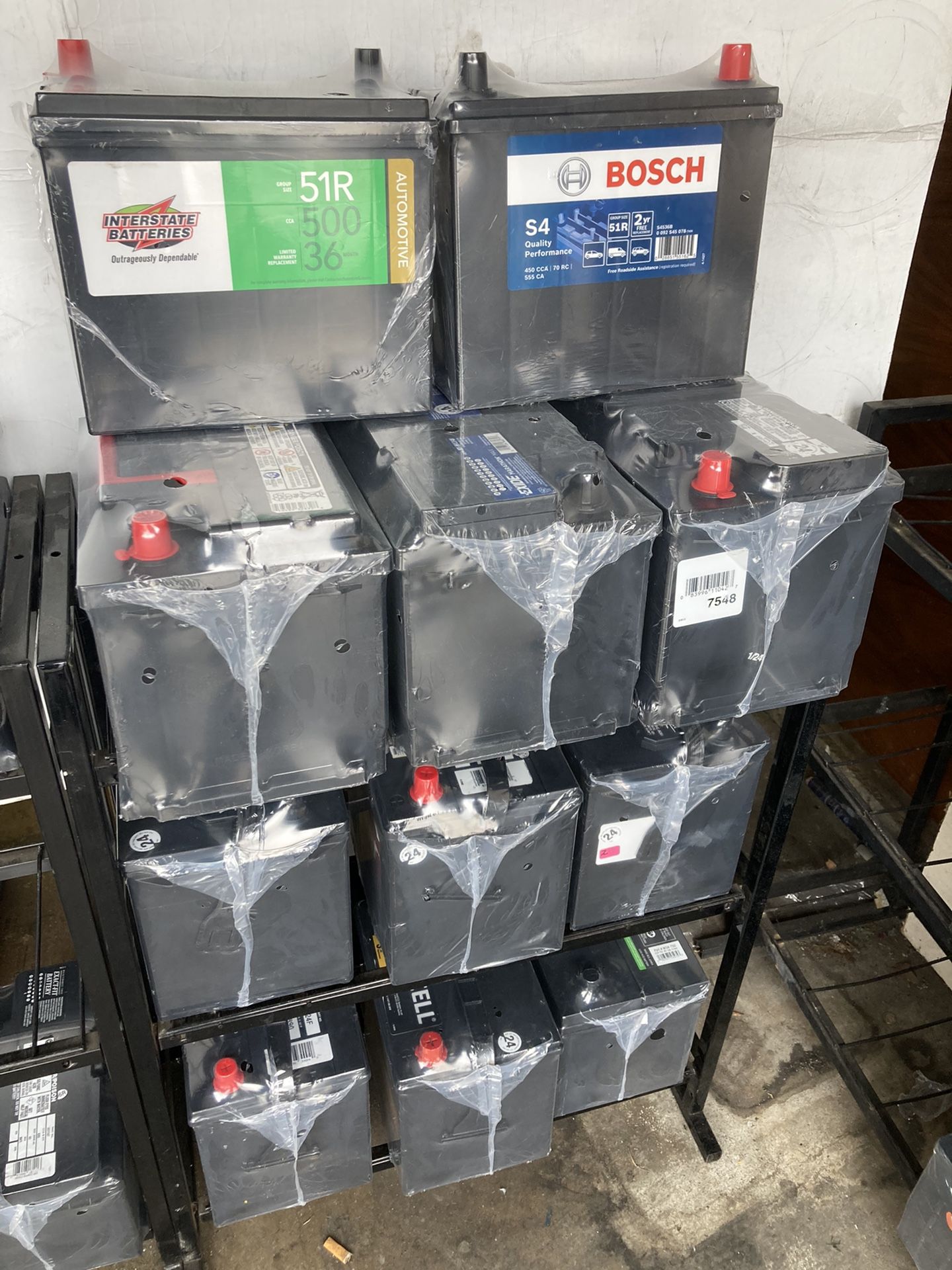 Car batteries