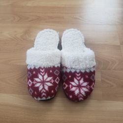 Womens Sherpa Fleece Slippers